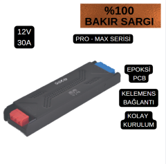 Noas 30 Amper 360W 12 Volt Şerit Led Trafosu Slim Bakır Sargı Promax Serisi YL20-3600