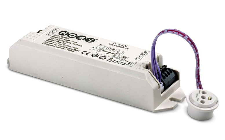 Noas 3-54W Arası Acil Durum Kiti 2200 mA 2 Saat Çalışma Süresi YL89-3054