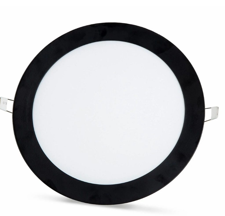 Noas 18w Sıva Altı Siyah Kasa Slim Led Panel Yuvarlak YL10-1800-S, YL10-1801-S