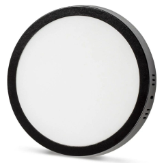 Noas 24w Sıva Üstü Yuvarlak 28.5 cm Siyah Kasa Led Panel YL14-2400-S, YL14-2401-S
