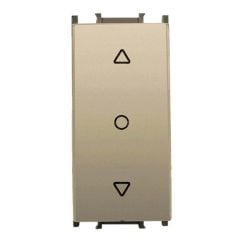 Viko Panasonic Modüler Dore Tek Düğmeli Jaluzi Kumanda Anahtarı 1M Kapak - WVTR10234DR-TR