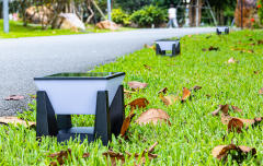 Wow 60w Beyaz Işık 6500K Solar Kare Set Üstü Bahçe Armatürü W-1341