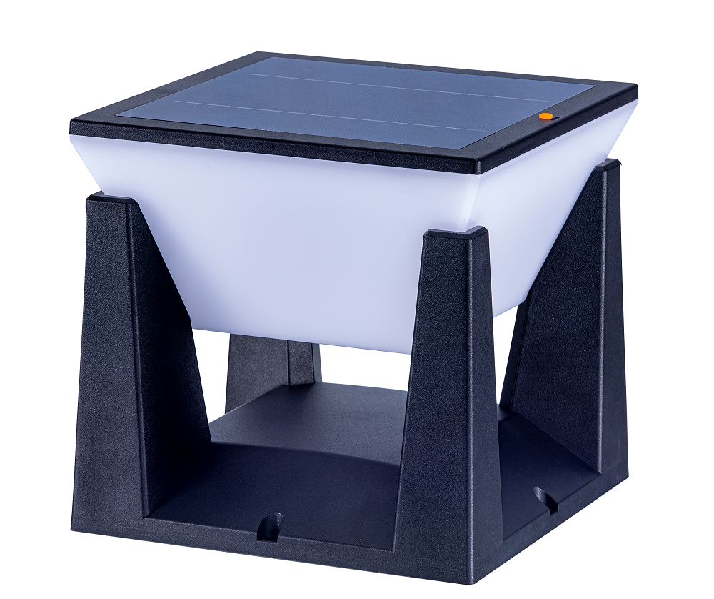 Wow 60w Beyaz Işık 6500K Solar Kare Set Üstü Bahçe Armatürü W-1341