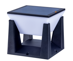 Wow 60w Beyaz Işık 6500K Solar Kare Set Üstü Bahçe Armatürü W-1341