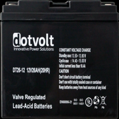 Dotvolt 12 Volt 40 Ah Kuru Tip UPS Aküsü DT40-12