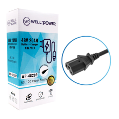 WellPower 48 Volt 20 Amper Elektrikli Bisiklet Şarj Adaptörü WP-4820P