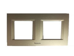 Viko Panasonic Thea 2x2M Optima Serisi Dore Renk Çerçeve - WVTF08481DR-TR
