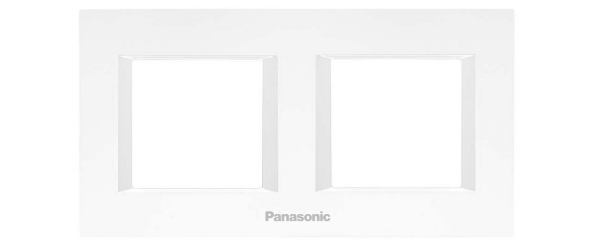 Viko Panasonic Thea 2x2M Optima Serisi Opak Beyaz Renk Çerçeve - WVTF08481WH-TR