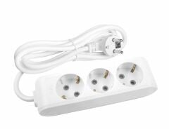 Viko Multi-let 3'lü Grup Priz Topraklı Çocuk Korumalı 1 Metre Beyaz - 90113301