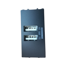 Viko Panasonic Thea Modüler Siyah Usb Şarj Prizi Alt+Kapak 1M 5V-2A - WVTT12314BL-TR
