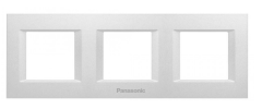 Viko Panasonic Thea 3x2M Optima Serisi Metalik Beyaz Renk Çerçeve - WVTF08491MW-TR