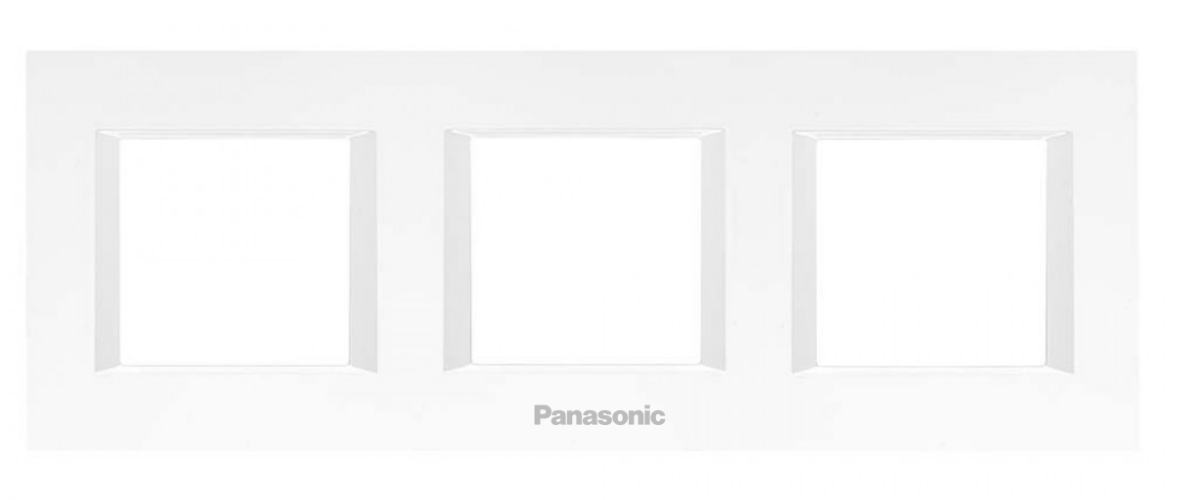 Viko Panasonic Thea 3x2M Optima Serisi Opak Beyaz Renk Çerçeve - WVTF08491WH-TR