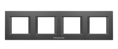 Viko Panasonic Thea 4x2M Optima Serisi Füme Renk Çerçeve - WVTF08501DG-TR