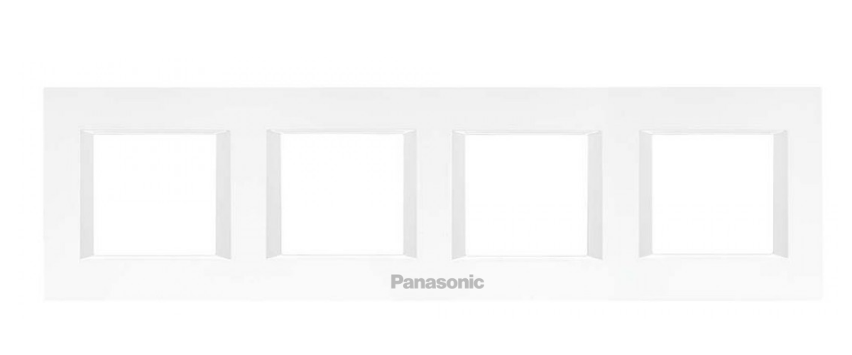 Viko Panasonic Thea 4x2M Optima Serisi Opak Beyaz Renk Çerçeve - WVTF08501WH-TR