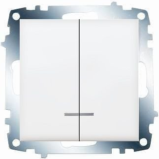 Viko Karre Beyaz Işıklı Komütatör Çerçevesiz - 90967050