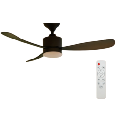 Helios Capella 70w Ledli 100cm 3 Renk Mod Siyah Renk 3 Kanatlı Tavan Vantilatörü HS 9304