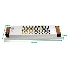 Wellpower 17 Amper 12 Volt Şerit Led Trafosu Ultra Slim Adaptör WPUS-1217M