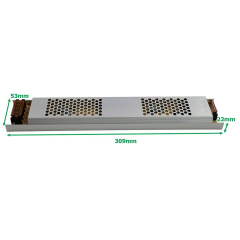 Wellpower 25 Amper 12 Volt Şerit Led Trafosu Ultra Slim Adaptör WPUS-1225M