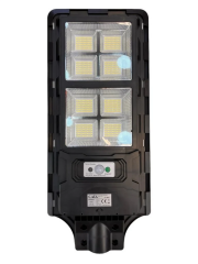 Cata 250W Beyaz Işık 6500K Sensörlü Led Kumandalı Solar Sokak Armatürü CT-4641