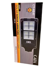 Cata 250W Beyaz Işık 6500K Sensörlü Led Kumandalı Solar Sokak Armatürü CT-4641