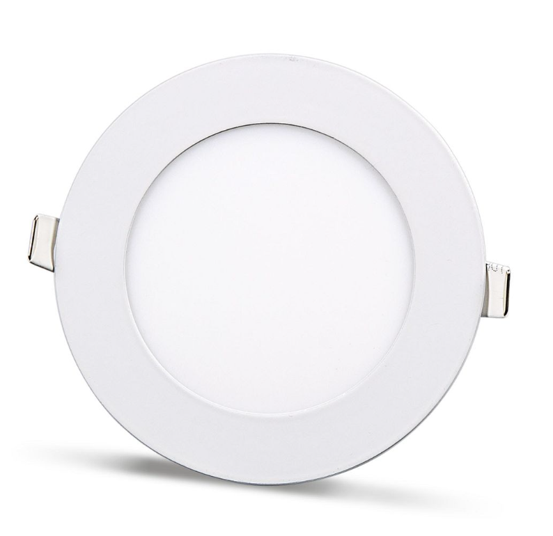 Schuar 6w Beyaz Işık 6500k 480 Lümen Sıva Altı Slim Led Panel Yuvarlak Alüminyum Kasa SC-1506-B