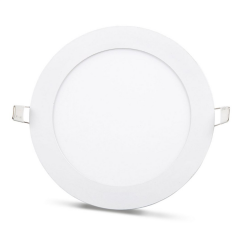 Schuar 12w Beyaz Işık 6500k 960 Lümen Sıva Altı Slim Led Panel Yuvarlak Alüminyum Kasa SC-1512-B