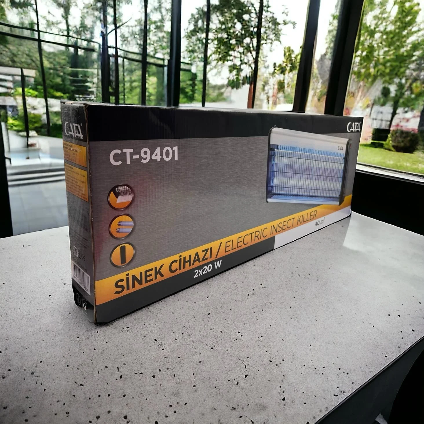 Cata 2x20w Sinek ve Uçan Haşere Öldürücü 40 m² CT-9401