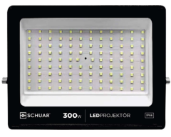 Schuar 300w LED Projektör Ultra Slim Beyaz Işık 6500k 18200 Lümen SC-1731-B