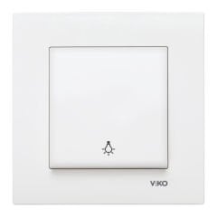 Viko Karre Beyaz Light Yaylı Anahtar ÇERÇEVELİ