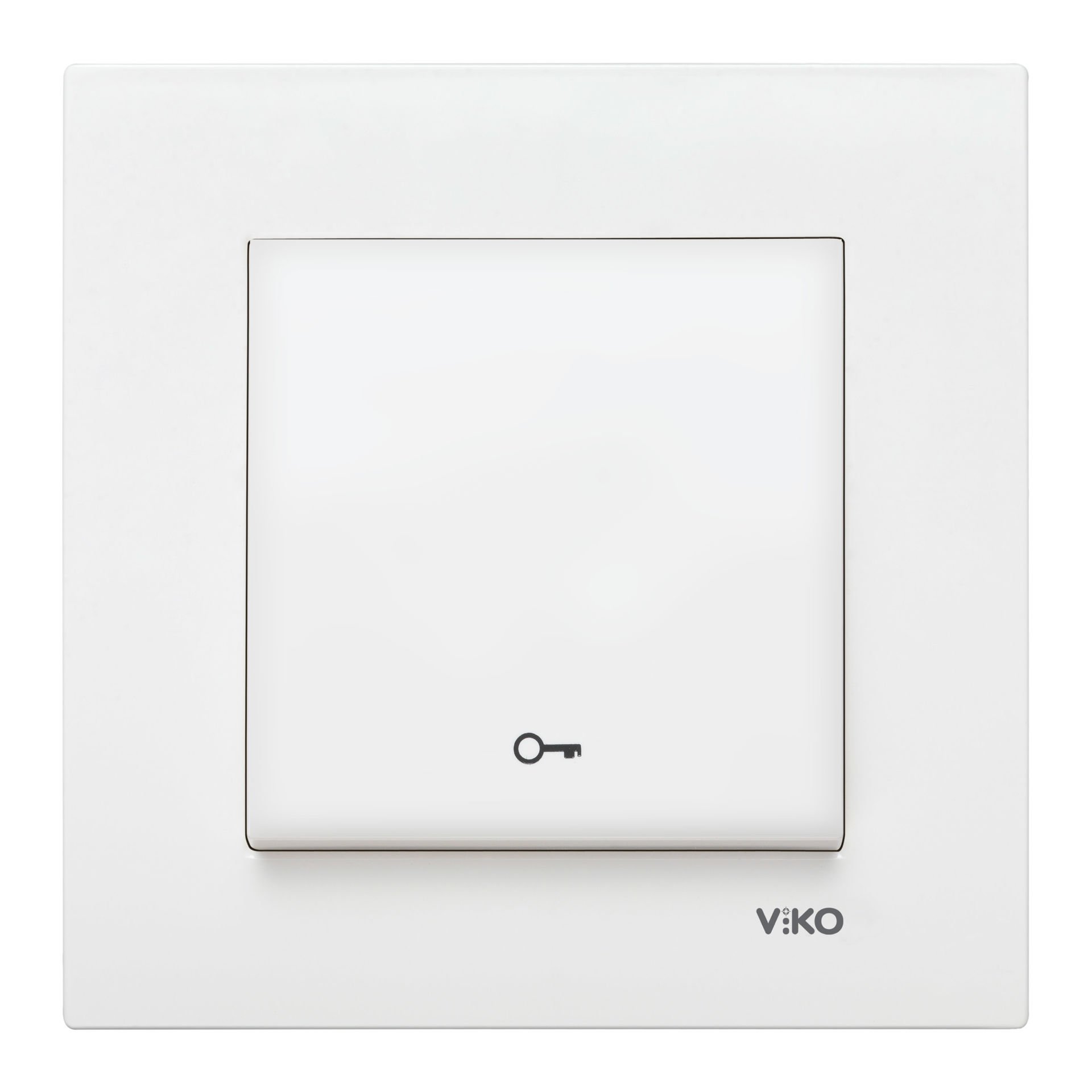 Viko Karre Beyaz Kapı Otomatiği Anahtar ÇERÇEVELİ