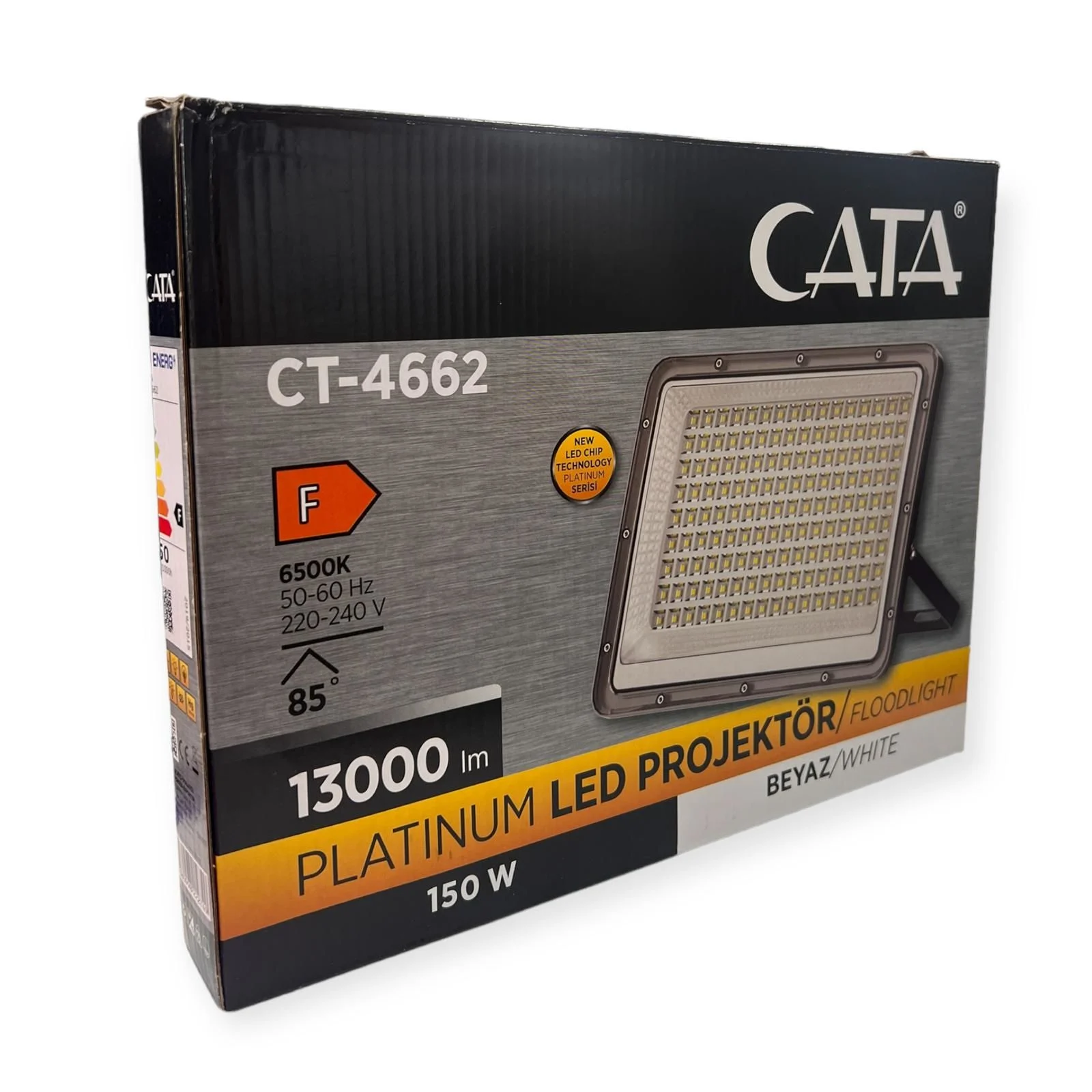 Cata 150w LED Projektör Beyaz Işık 6500k Platinium 13000 Lümen CT-4662