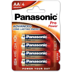 Panasonic LR6PPG/4BP Alkalin Pro Power AAA Kalın Kalem Pil 4'lü Paket