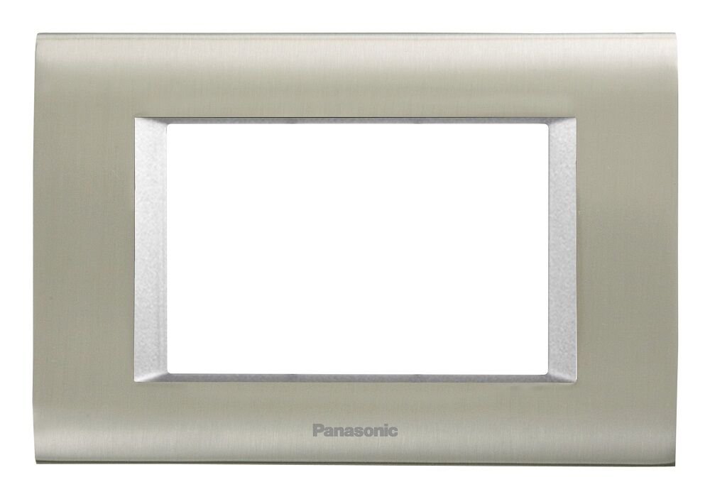 Viko Panasonic Thea 3M Sistema Inox Matt+Metalik Beyaz Çerçeve - WVTF18435IB-TR