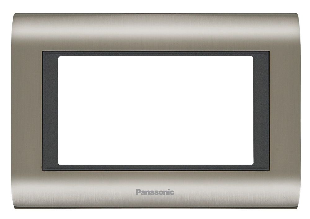 Viko Panasonic Thea 3M Sistema Inox+Füme Çerçeve - WVTF18435IG-TR