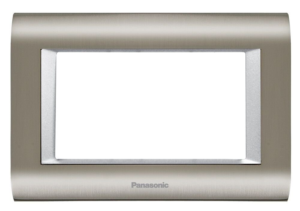 Viko Panasonic Thea 3M Sistema Inox+Metalik Beyaz Çerçeve - WVTF18435IN-TR