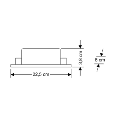 Cata 17 Amper 204W 12 Volt Şerit Led Trafosu Ultra Slim Adaptör CT-2679