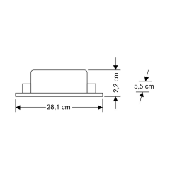 Cata 21 Amper 252W 12 Volt Şerit Led Trafosu Ultra Slim Adaptör CT-2677