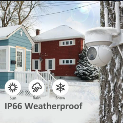 Cata 360 Derece Dönebilen Wi-Fi 3mp Akıllı Dış Mekan IP Kamera CT-4051