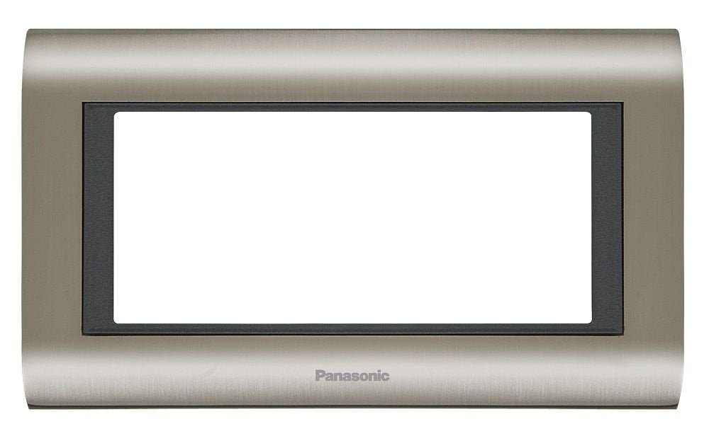 Viko Panasonic Thea 4M Sistema Inox+Füme Çerçeve - WVTF18445IG-TR