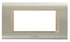 Viko Panasonic Thea 4M Sistema Inox Matt+Dore Çerçeve - WVTF18445IM-TR