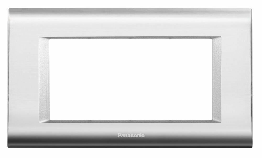 Viko Panasonic Thea 7M Sistema Chrome+Metalik Beyaz Çerçeve - WVTF18475CH-TR