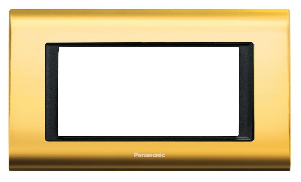 Viko Panasonic Thea 4M Sistema Gold+Siyah Çerçeve - WVTF18445GS-TR