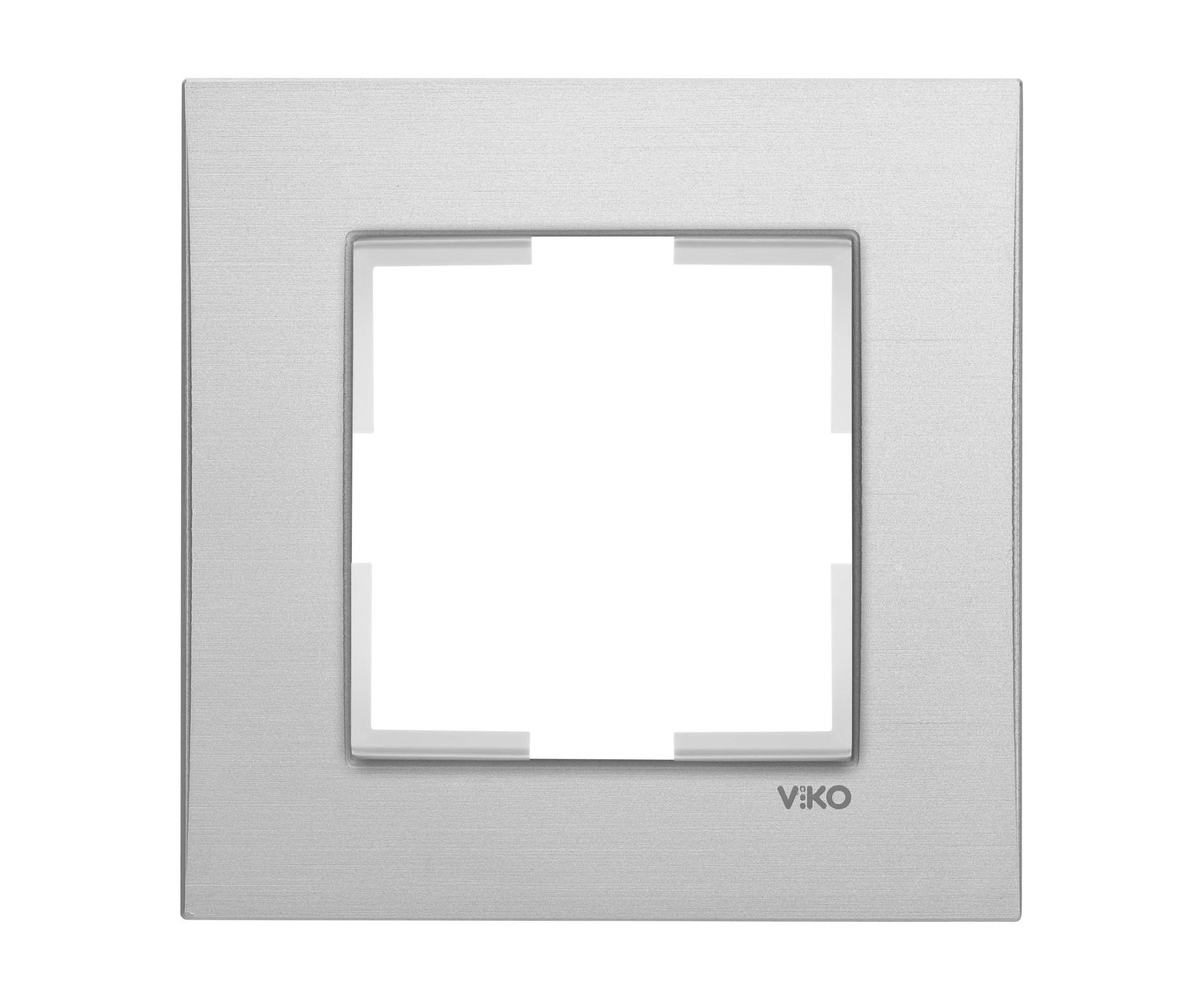 Viko Novella Eloxal Gümüş Metal Tekli Çerçeve - 92192321