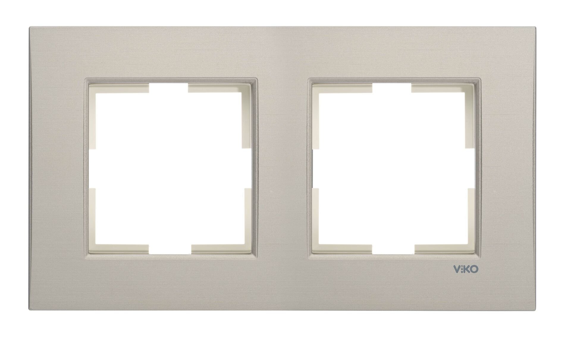 Viko Novella Eloxal Bronz Metal İkili Çerçeve - 92192302