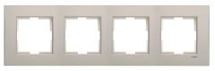 Viko Novella Eloxal Bronz Metal Dörtlü Çerçeve - 92192304