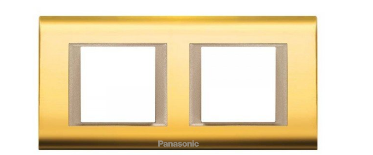 Viko Panasonic Thea 2x2M Sistema Gold+Dore Çerçeve - WVTF18485GL-TR