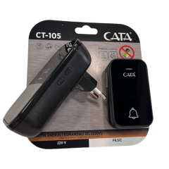 Cata Uzaktan Kumandalı Zil Kinetik Enerjili 220 volt CT-105