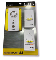 Cata Uzaktan Kumandalı Zil (1 Zil + 2 Buton) CT-203