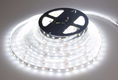 Cata 12 Volt Dış Mekan IP44 Slikonlu 10 Çipli Şerit Led Beyaz Işık 6500k CT-4487 [5 Metre]