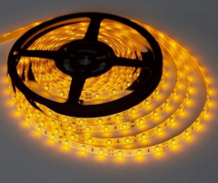 Cata 12 Volt Dış Mekan IP44 Slikonlu 10 Çipli Şerit Led Amber CT-4492 [5 Metre]